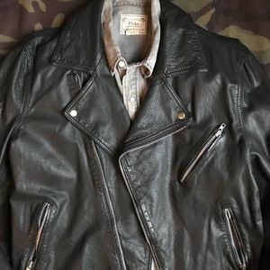 TopMan/TopShop Leather Biker Jacket Men’s XL
